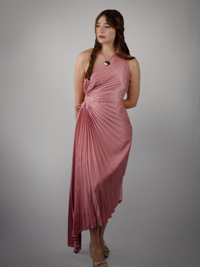 Vestido Rosa Tablas